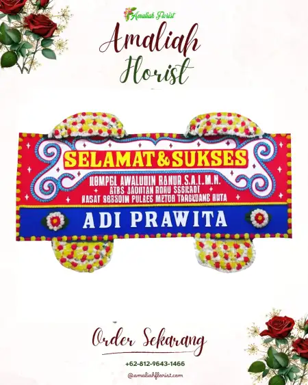 Papan Bunga Ucapan Selamat Ngronggot